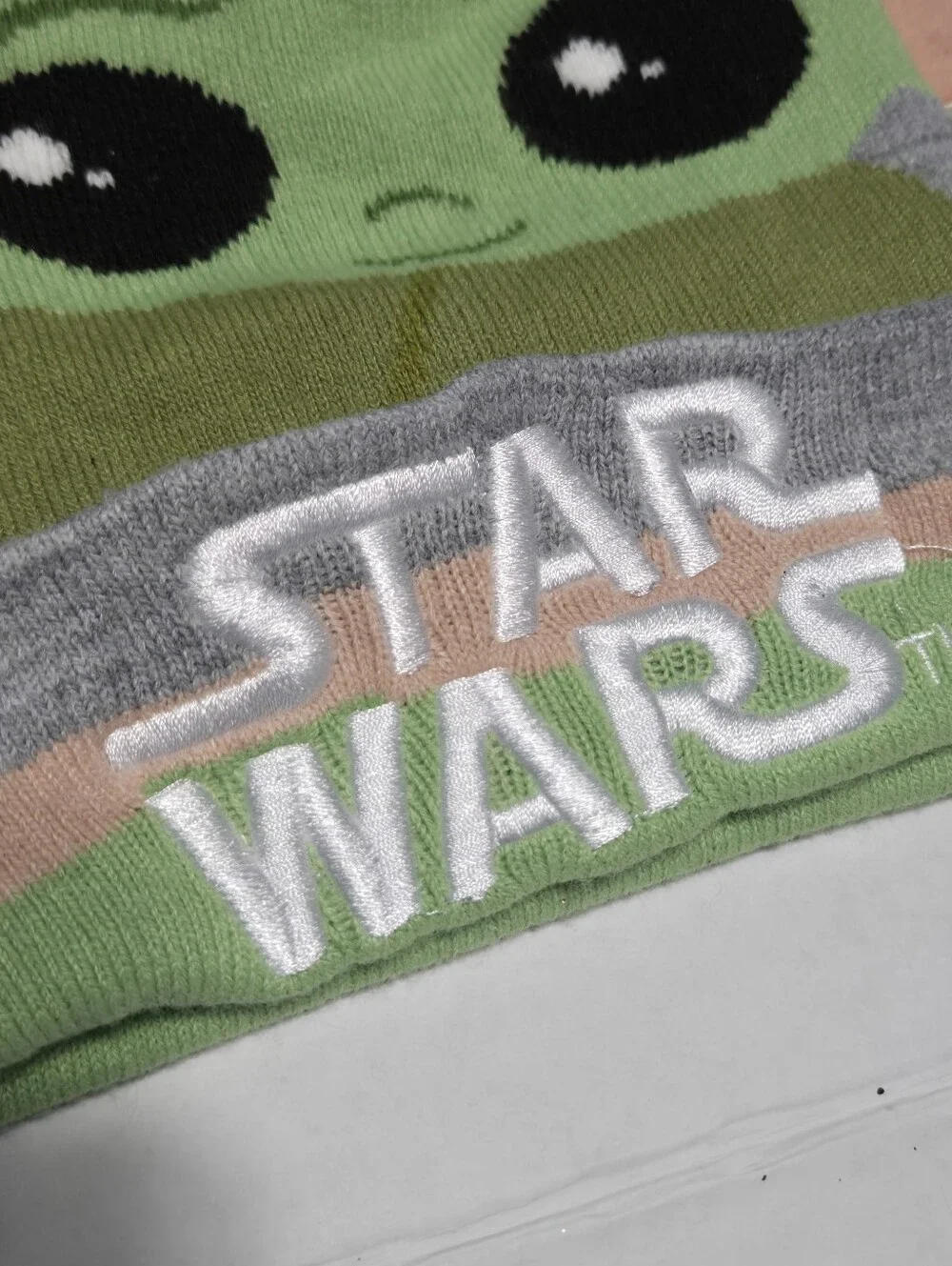 Star Wars The Mandalorian Grogu BabyYoda Beanie Hat Boys and Girls, os